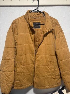 Levi's Mustard Quilted Puffer Jacket